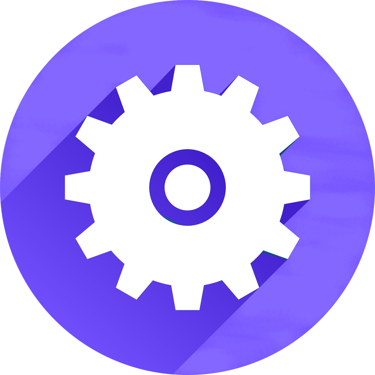 gear shaped bullet point to highlight service categories